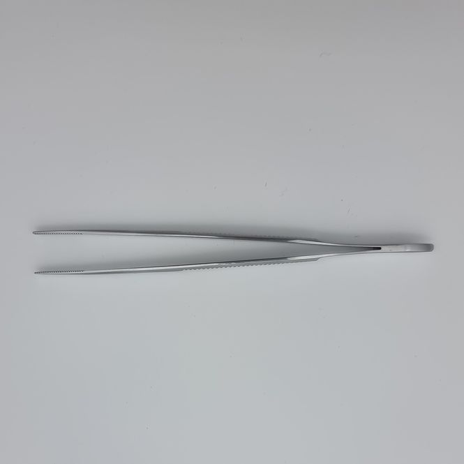 Hovedbilde Pinsett med rett ende	11cm