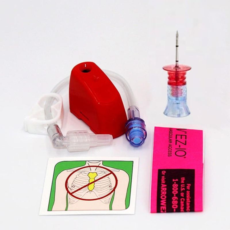 Treningsnålsett EZ-IO  25mm blå/rød