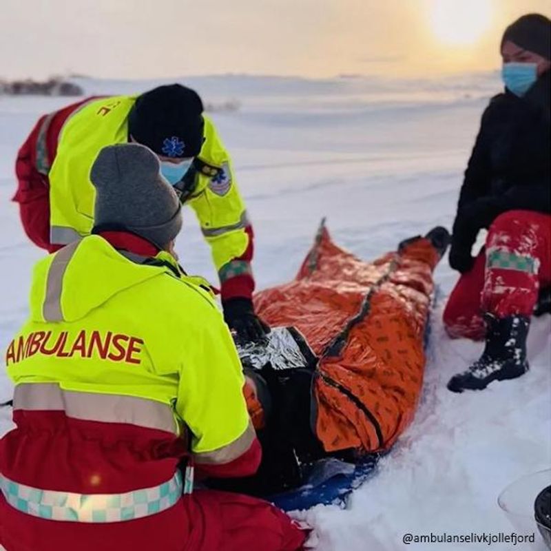 Blizzard Thermoteppe orange