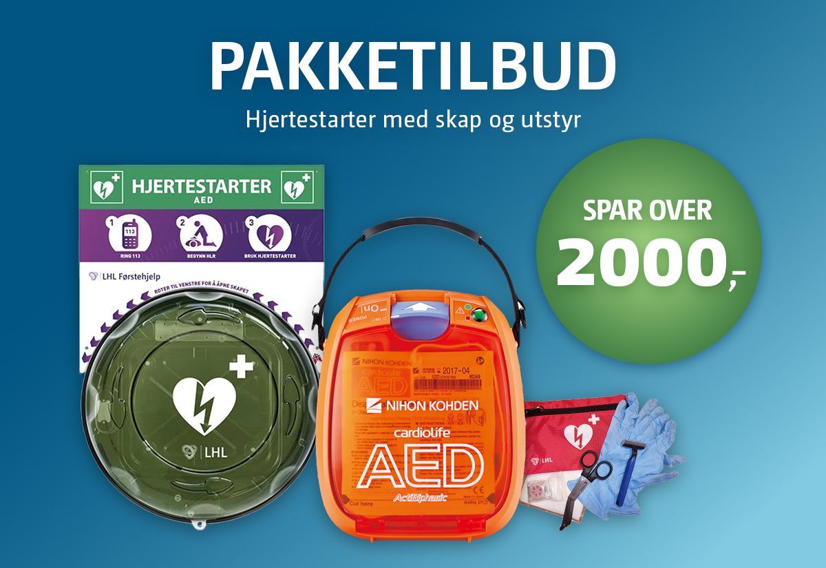 flyttefest tilbud på defibtech lifeline aed